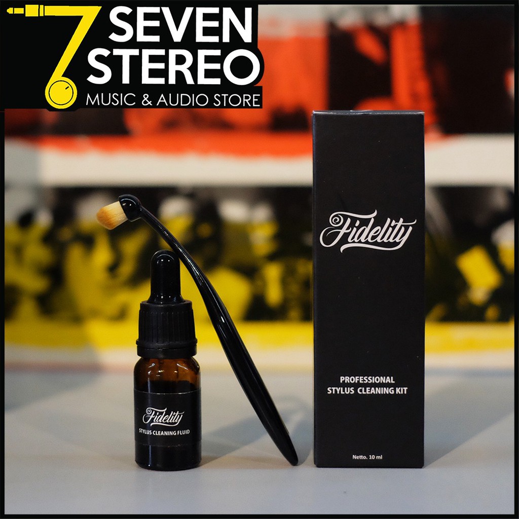 Fidelity Stylus Cleaning Set Brush - Fluid Pembersih Stylus Turntable Vinyl