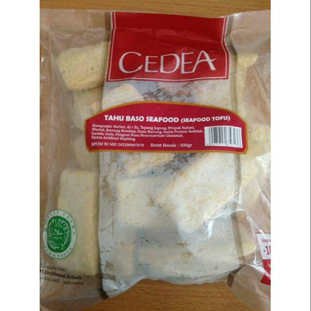 

Tahu Baso Seafood Cedea 500gr