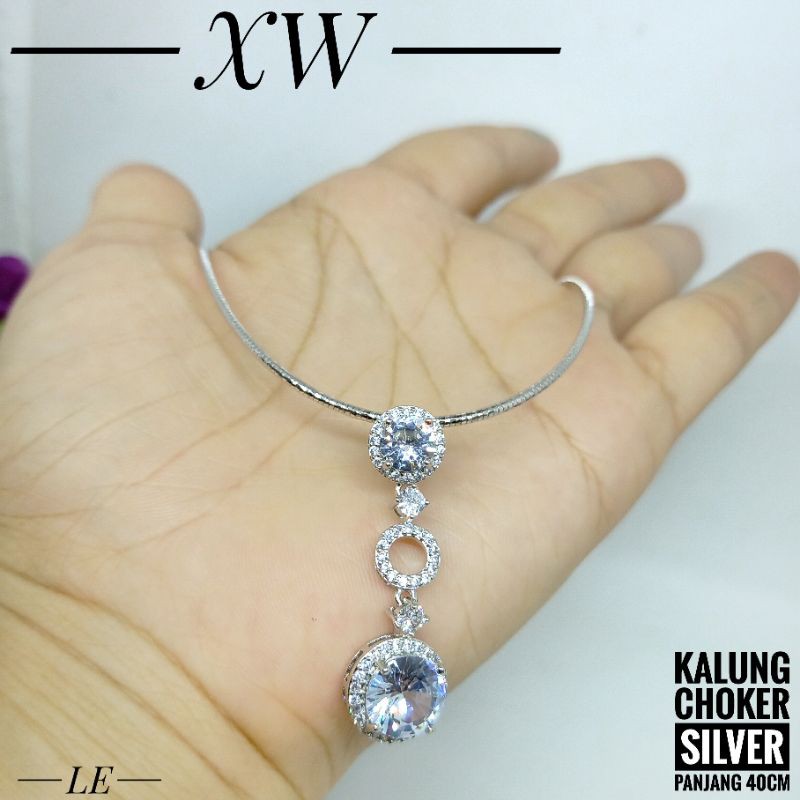 Kalung Choker Gold/Silver XW08122004