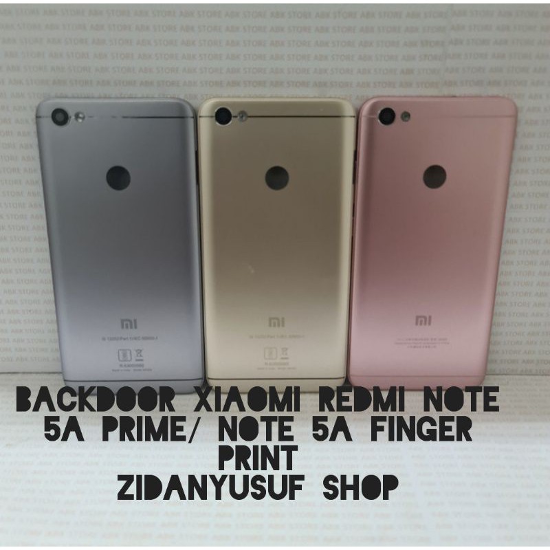 BACKDOOR BACK COVER KESING CASING HOUSING XIAOMI REDMI NOTE 5A PRIME TUTUP BELAKANG ORIGINAL