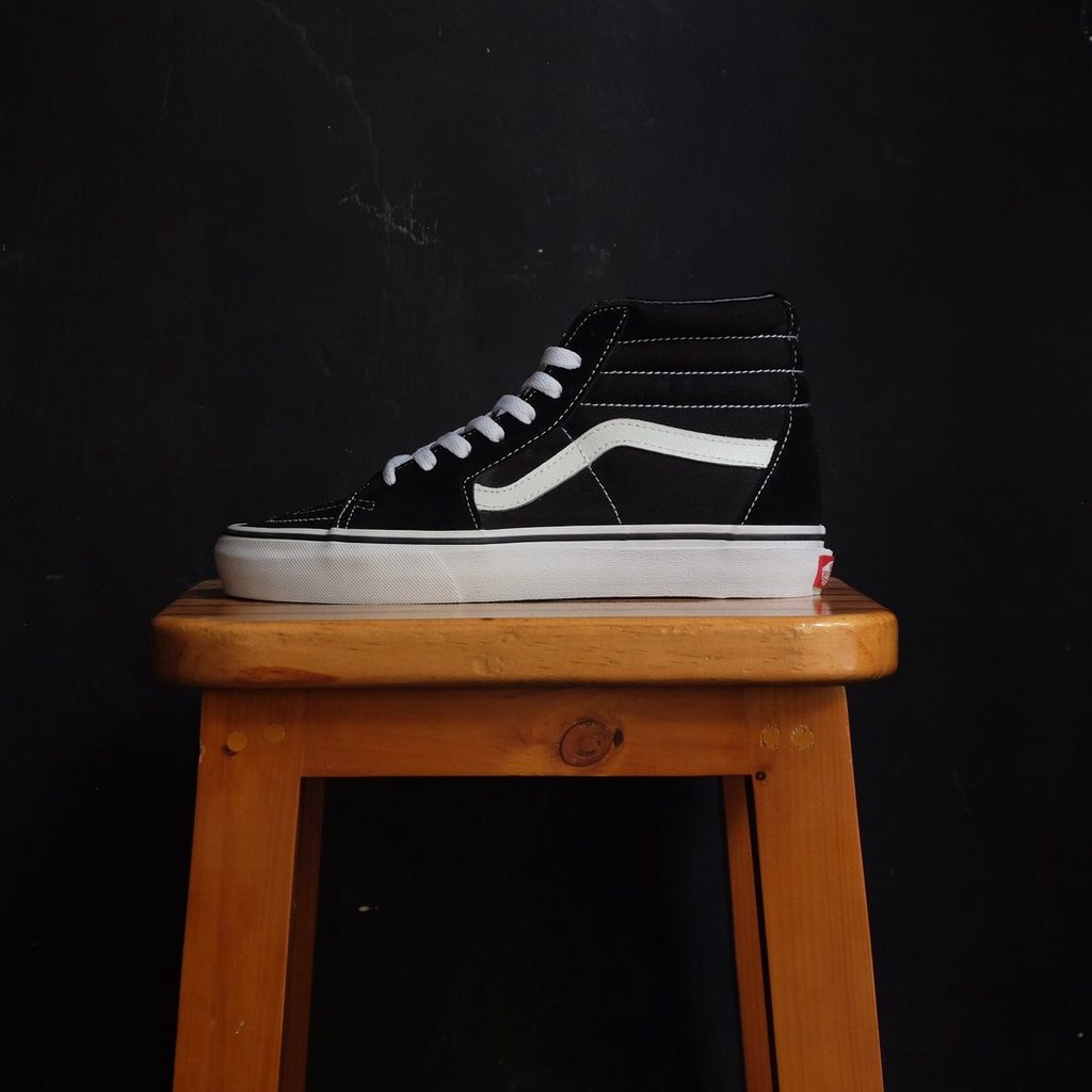 (SALE) VANS SK8 HIGH CLASSIC BLACK WHITE - ORIGINAL - BNIB - ORIGINAL 100%