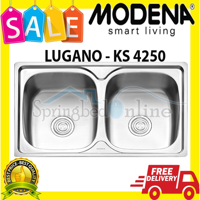 MODENA SINK LUGANO - KS 4250- Tempat Pencuci Piring