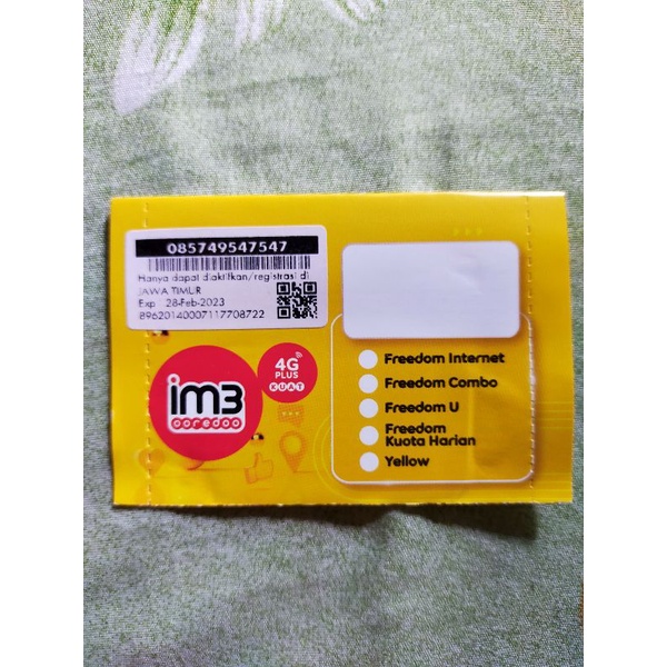 Nomor Cantik Indosat seri ABC-ABC (085 749 547 547)