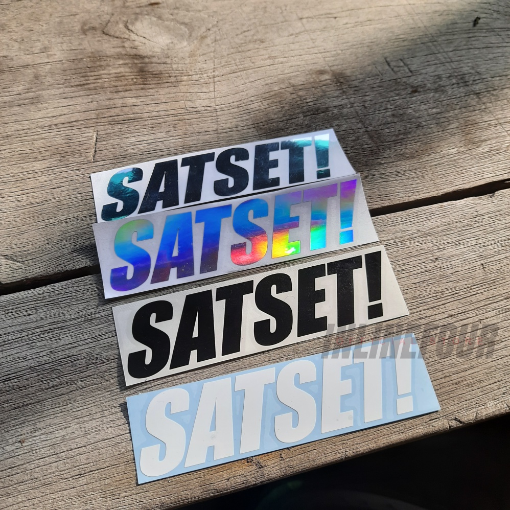 

Sticker Cutting SATSET! Stiker Motor satset Aksesoris Kendaraan