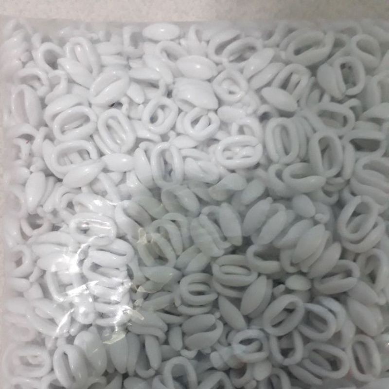 manik mote rantai gembul putih 1pon