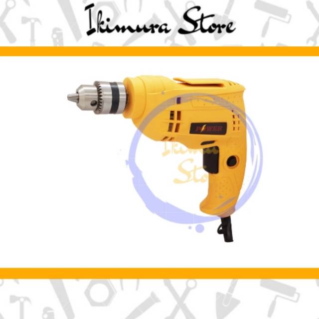 Mesin Bor 10mm / 10 mm POWER PW-7012-EDV Murah