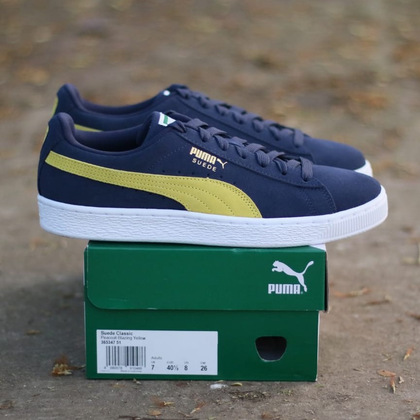 puma suede navy