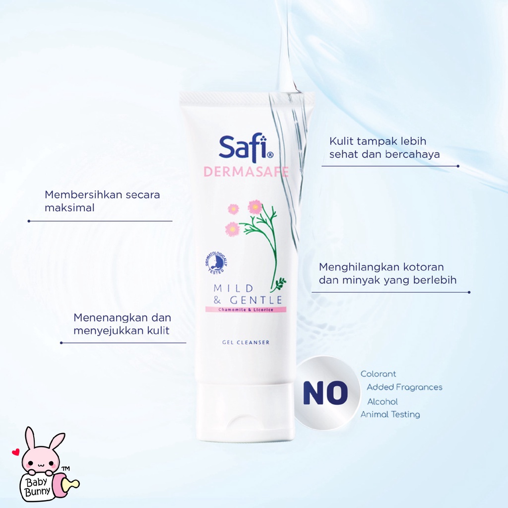 ❤ BELIA ❤ Safi Dermasafe Gel Cleanser Mousse Booster Mist Day Night Moisturizer 3 Essential Kit