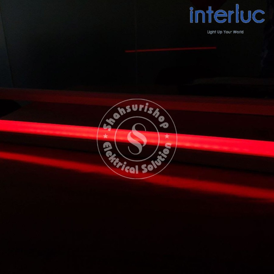 INTERLUC LAMPU MURAH T5 LED WARNA 18W 18 WATT 120 CM RED GREN BLUE