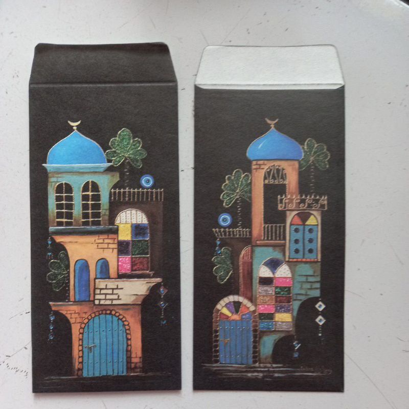 

amplop lebaran hitam 1 pak isi 10pcs double tape request