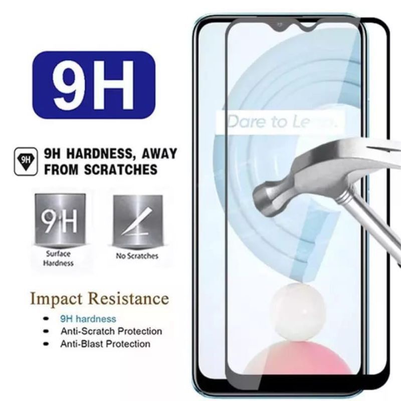 Tempered Glass Realme C21/C25 New Full Screen Premium Protector Quality