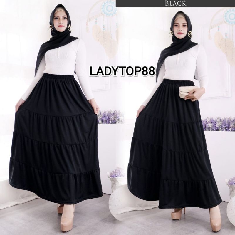 ROK MAXI SUSUN / ROK MODEL MAXI SUSUN PREMIUM / FASHION WANITA SERIES 1