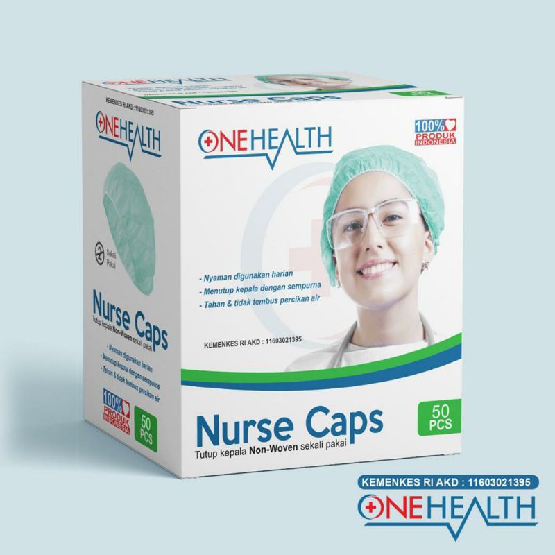 Cod nurse cap medis hair cap medis Hair Net Penutup Kepala