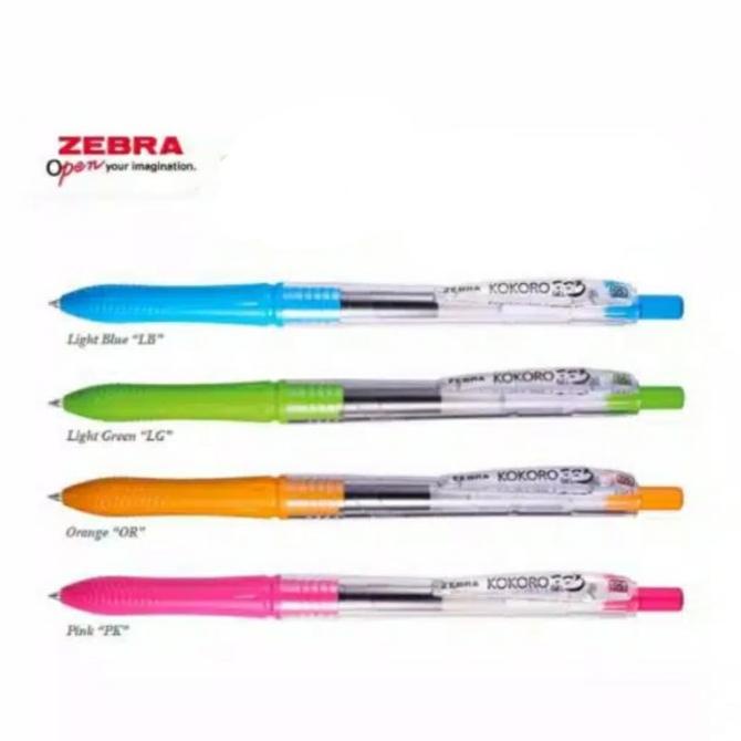 

Office & Stationery | Alat Tulis | Gel Pen Zebra Kokoro Sweet | Best Seller