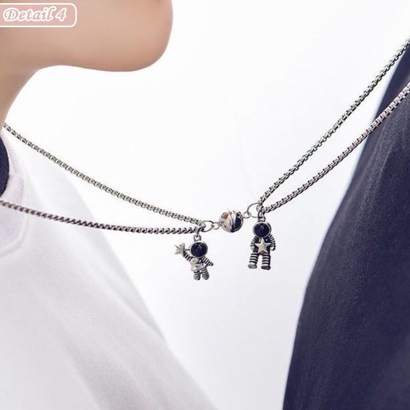 [COD] 2 pcs Sepasang Kalung Couple Magnet Kalung Pasangan Best Frends Persahabatan Bestie Pacar