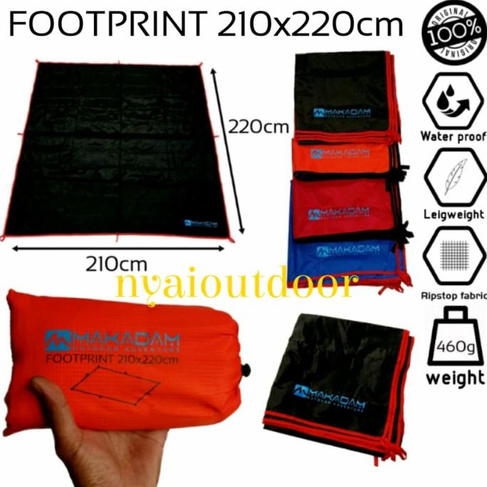 footprint alas tenda 4 orang multifungsi flysheet bivak