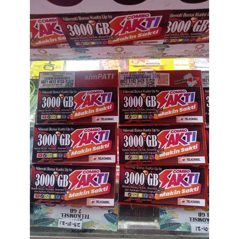 TELKOMSEL UNLIMITED SAKTI 25GB+ 10GB+ 3000GB