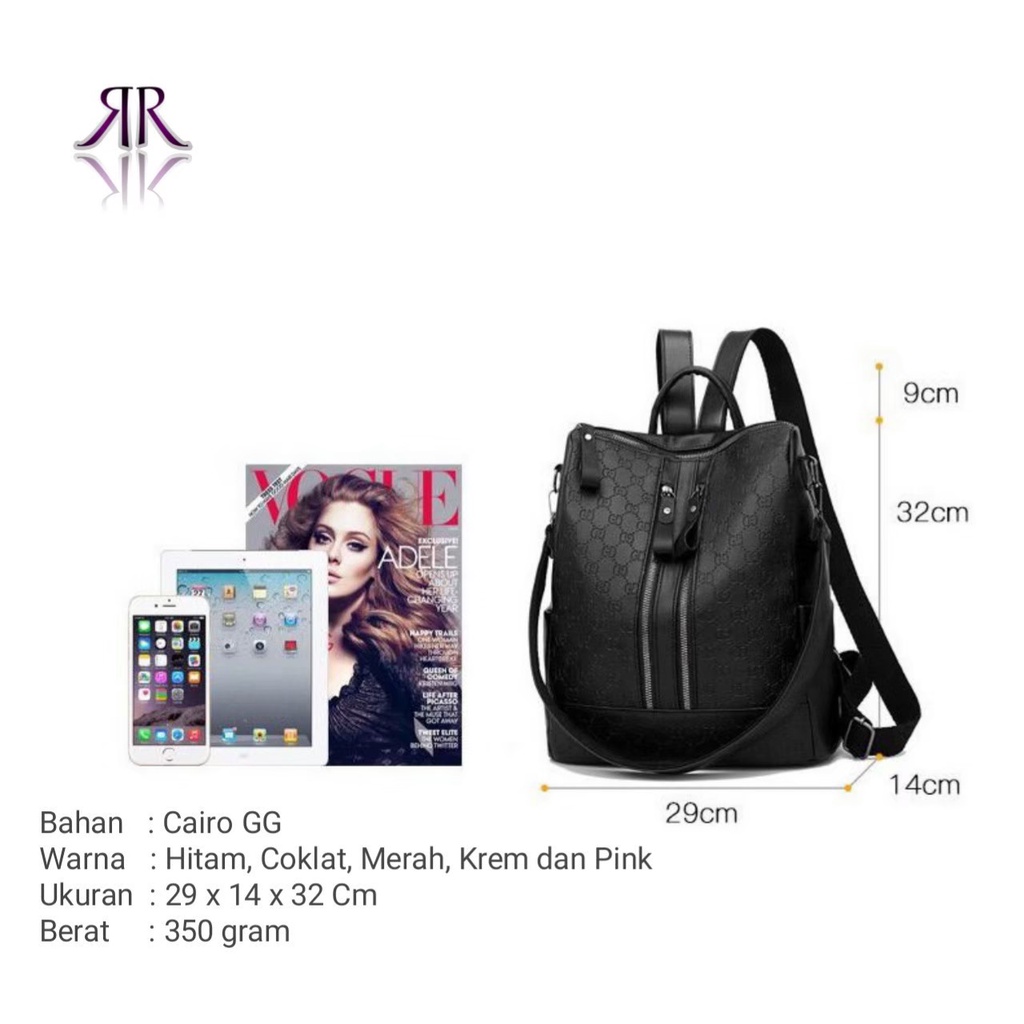 Tas Ransel  Wanita Remaja Dewasa Smp Sma Kuliah Backpack cewek modis terpopuler