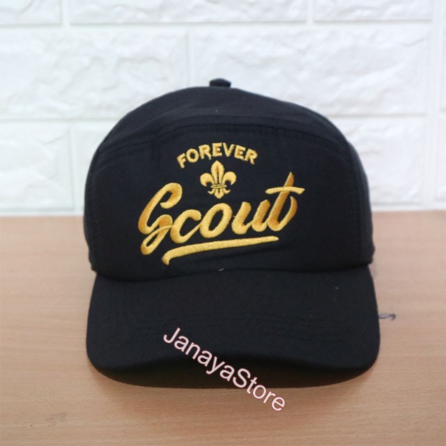 BISA COD TOPI PRAMUKA SCOUT FOREVER BAHAN BERKUALITAS