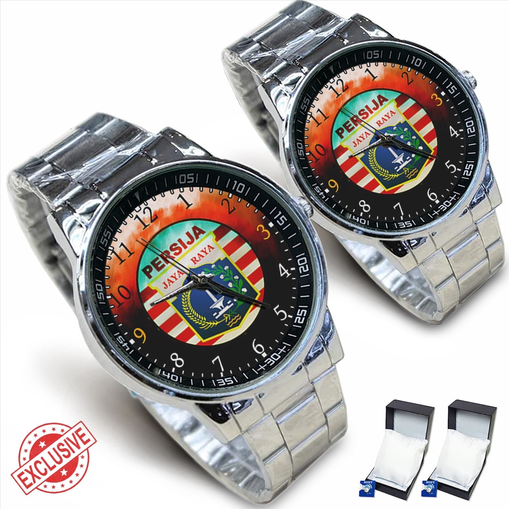 Jam Tangan Rantai Couple PERSIJA JAYA RAYA (Awesome)