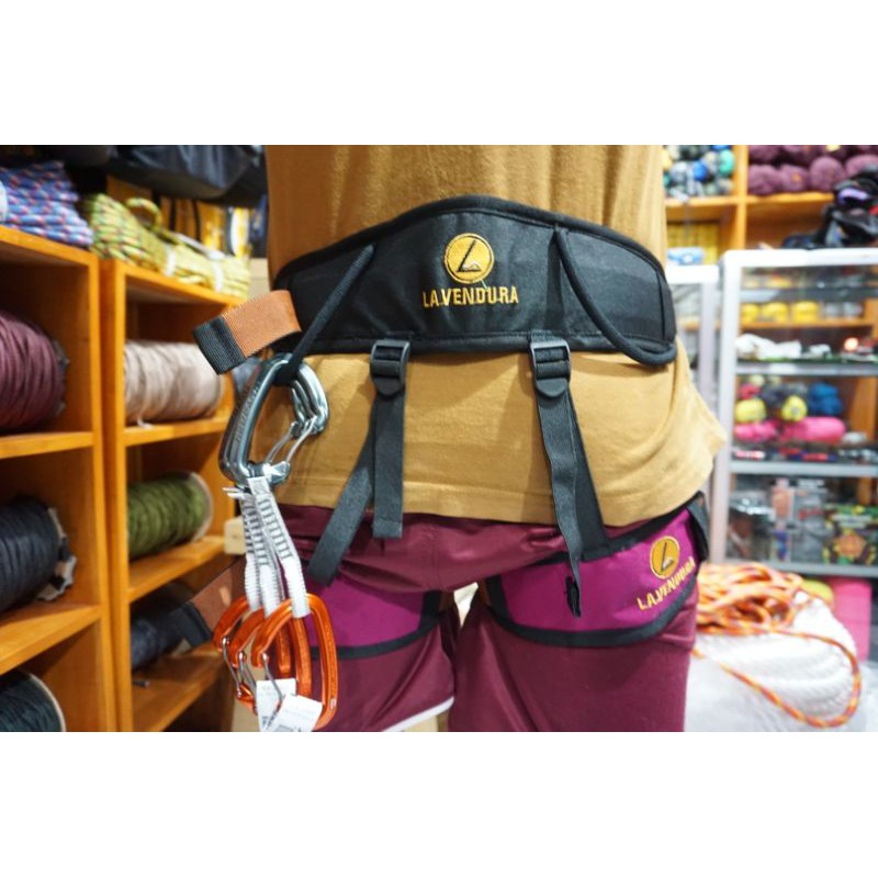 Seat harness halfbody harness lavendura caving rock climbing fullbody harness safety sar like beal 7