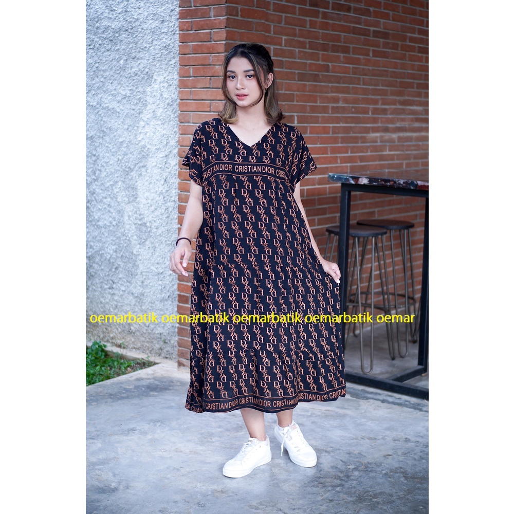 DASTER RUFFLE || DASTER SUSUN MOTIF || KANZIA HOME DRESS MOTIF VIRAL || LD 120 PB 110