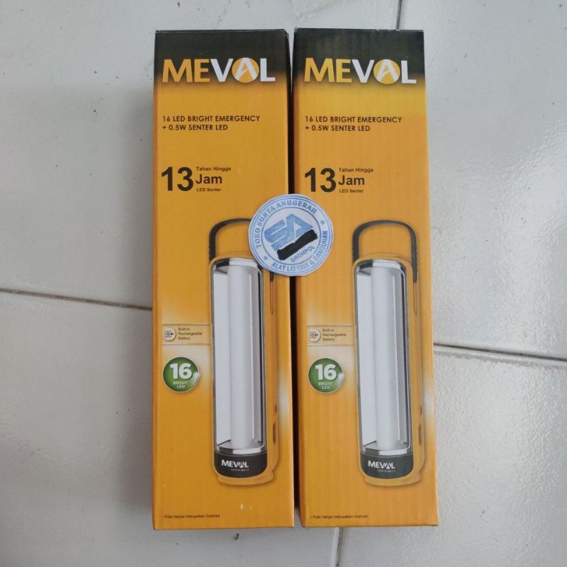 Lampu Emergency Recharge Bagus Meval