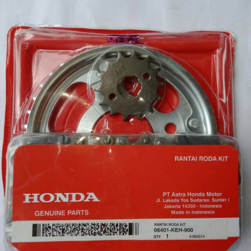 gearset gir set paket rantai honda Motor mega pro lama, gl max, gl pro KEH