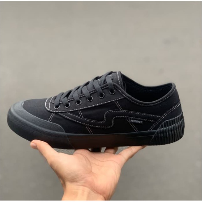 Sepatu Sneakers Pria Patrobas Equip Low Black White / Charcoal Grey / All Black / Navy / Gum / Maroon Original 100%-7