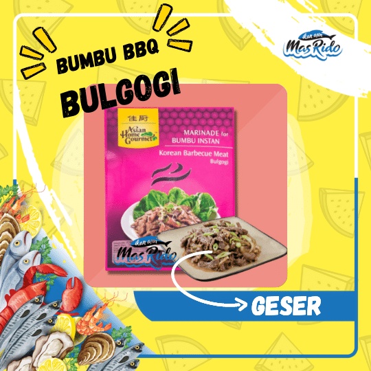 

BUMBU KOREAN BBQ INSTANT MEAT BULGOGI ASIAN HOME GOURMET MARINADE AHG