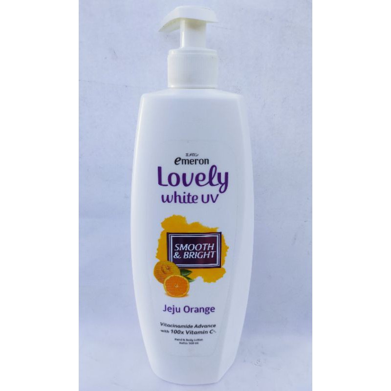 Emeron White UV Body Lotion 500 mL Pump