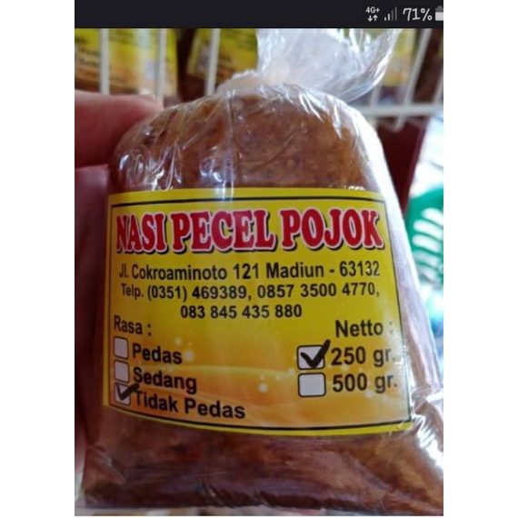 

sambel pecel pojok