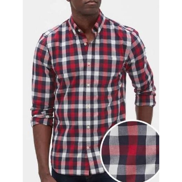 G*P COTTON PLAID SHIRT