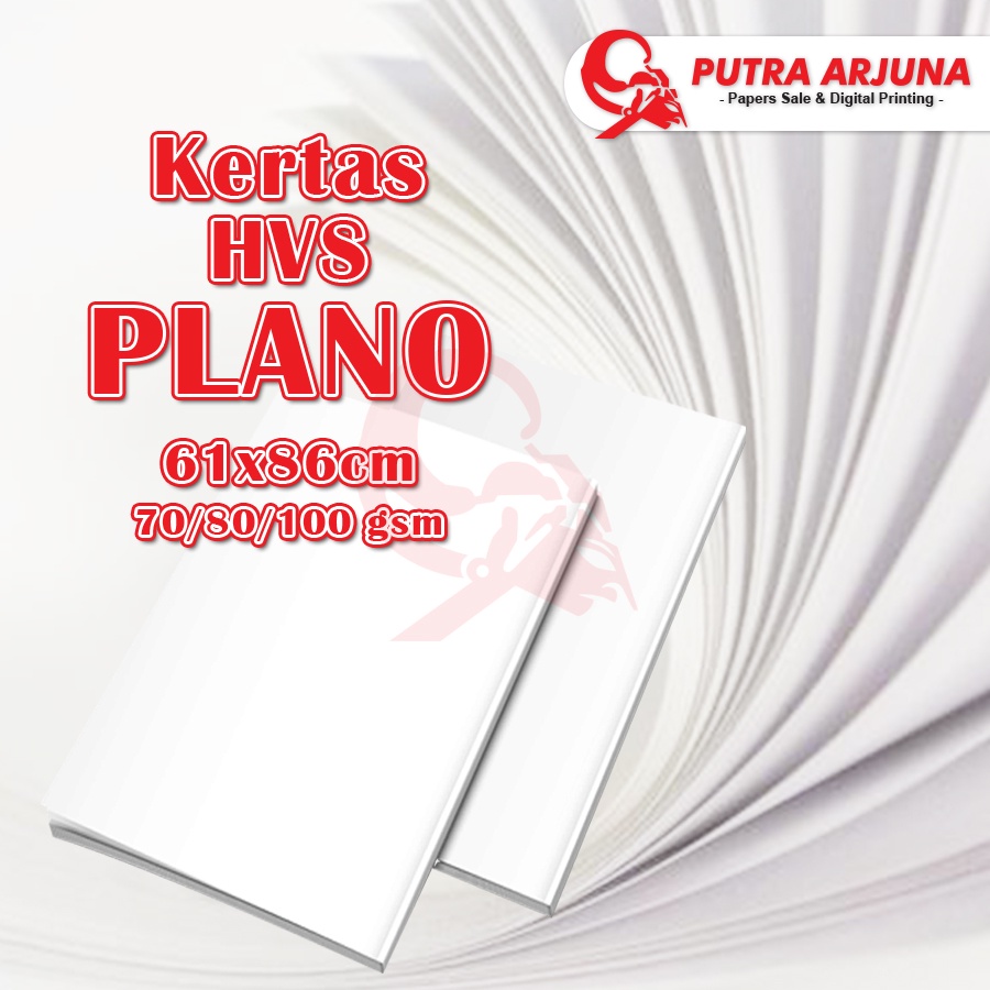 

KERTAS HVS, 70, 80, 100 gsm - 61x86cm PLANO - 500 LEMBAR
