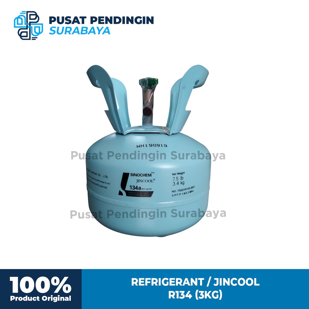 FREON AC R134A 3KG - FREON JINCOOL R134A - FREON AC 3KG R134
