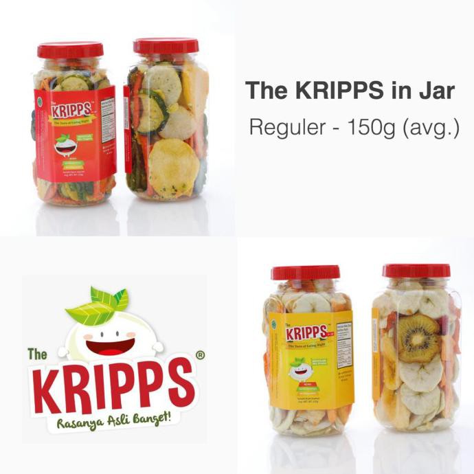 

Terlaris Keripik Sayur & Buah The Kripps In Jar Reguler Snack Sehat - 150Gr - Vegetable