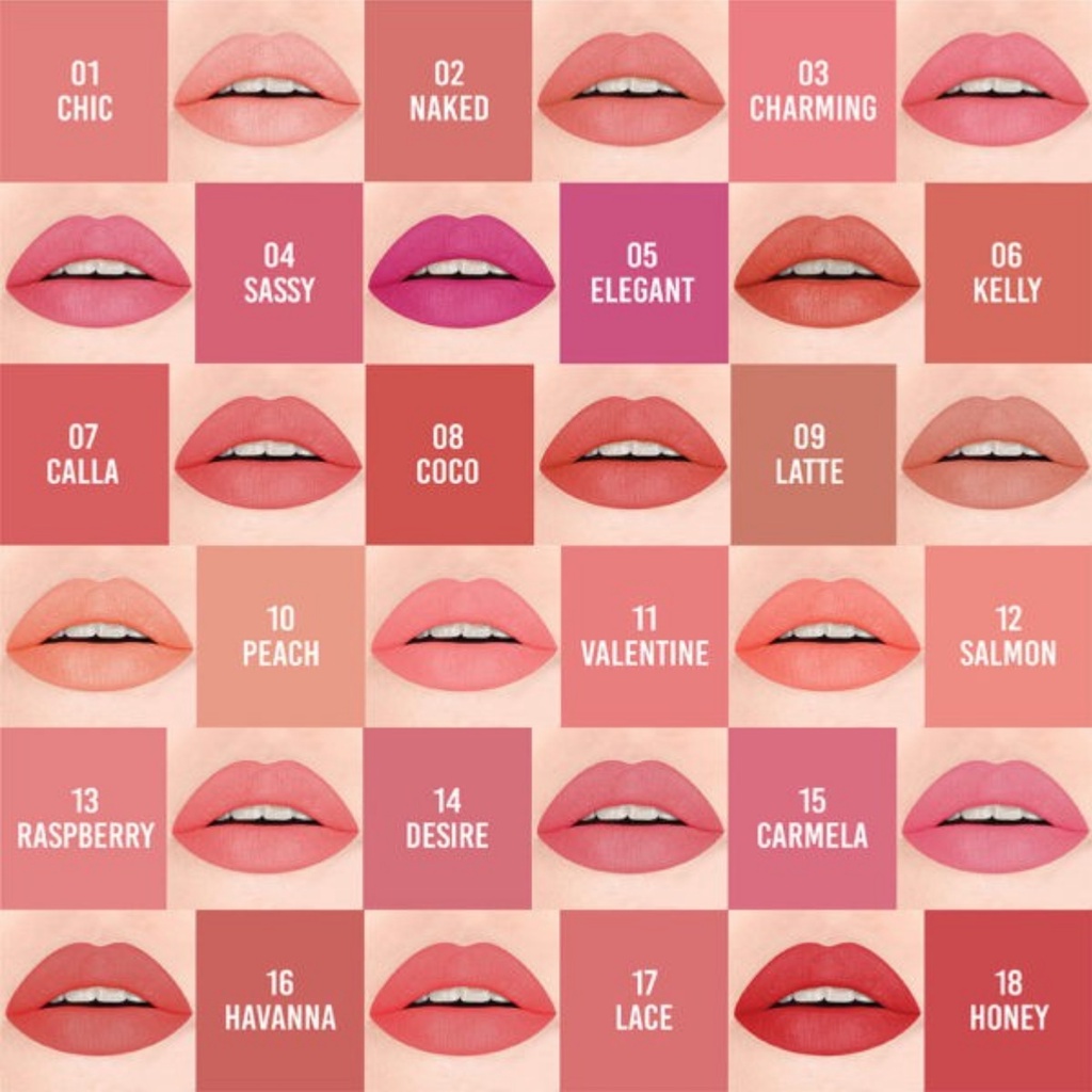 You The Gold One Rouge Velvet Lip Cream | Makeup Lipstick Matte Tahan Lama