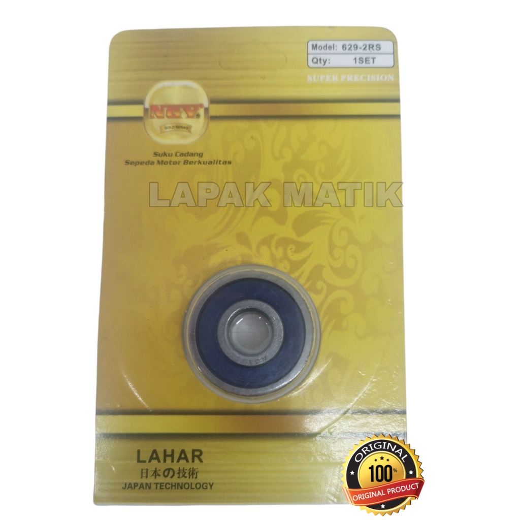 Laher Bearing 629-2RS Nagoya GOLD