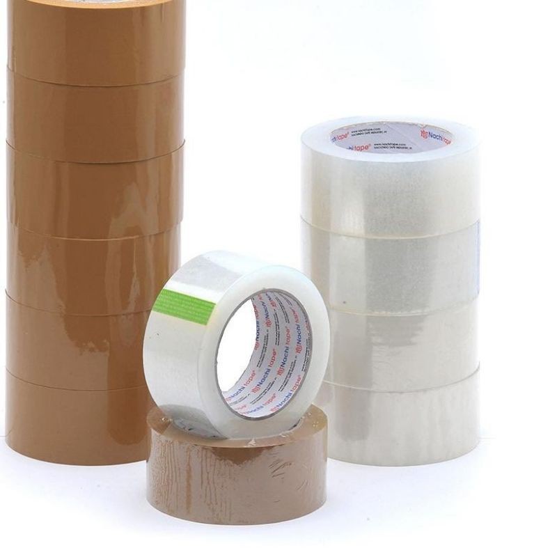 

isolasi Lakban Coklat Bening Original Nachi Tape 48mm x 100yard