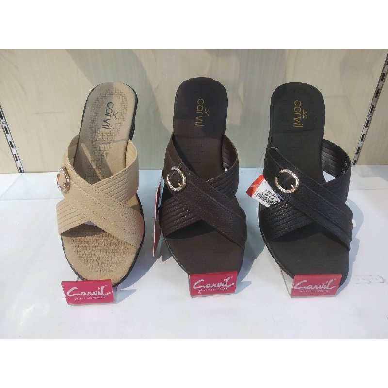 Wedges wanita sandal carvil