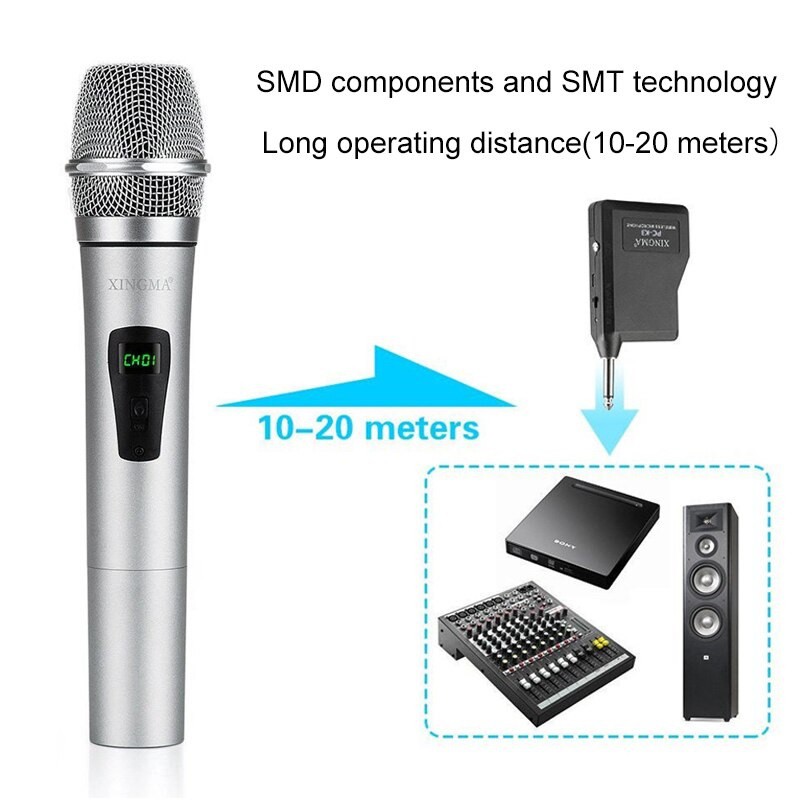 XINGMA PC-K3 - Professional Wireless Handheld Microphone