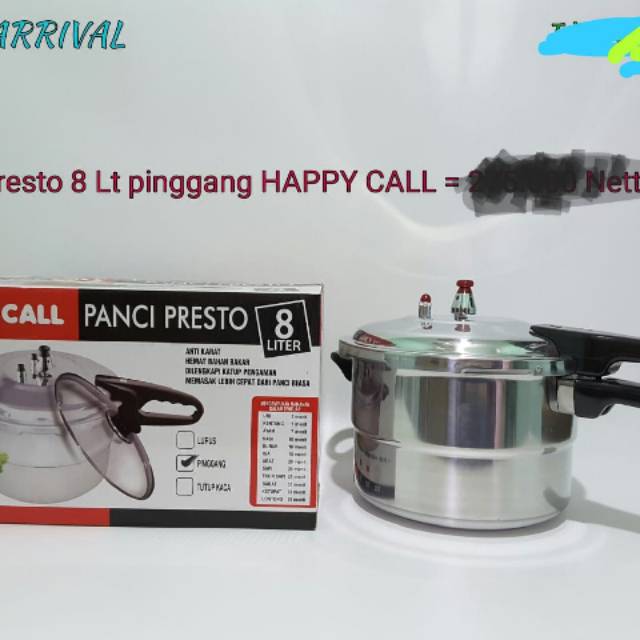Panci Presto Happycall 8liter