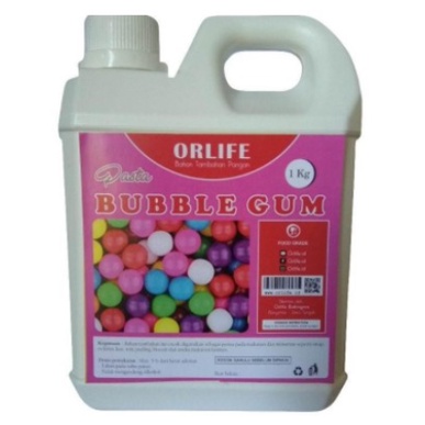 

Orlife ✅ Perisa Pasta Bubble Gum pink Permen Karet Pink Orlife 1kg