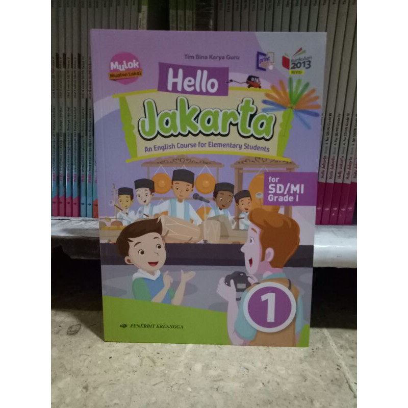Hello Jakarta kelas 1 SD Erlangga