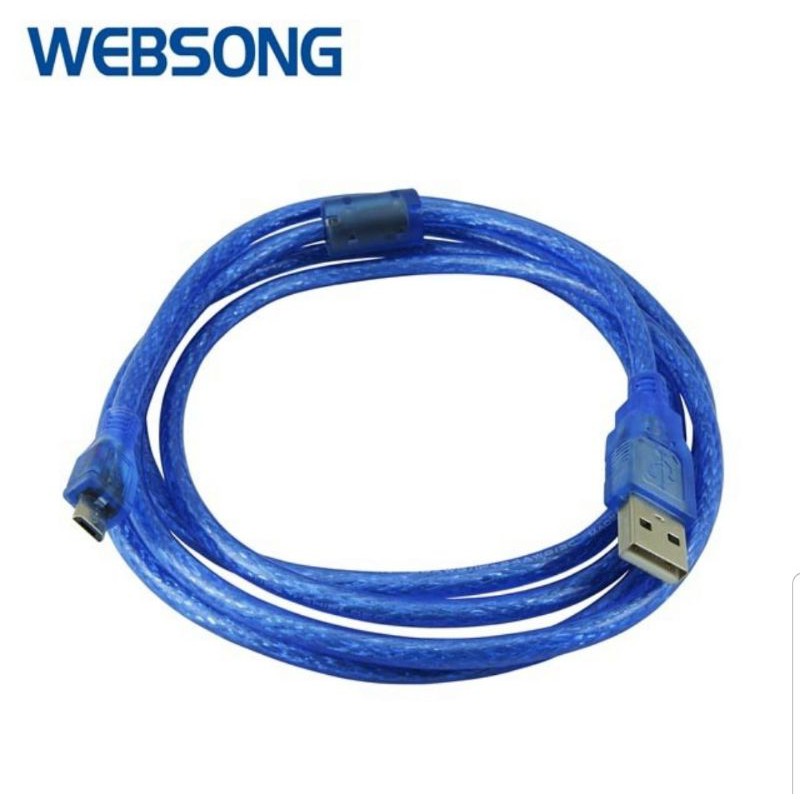 Kabel USB A Male to USB Micro B Male 30CM, 1.5M, 3M, 5M WEBSONG