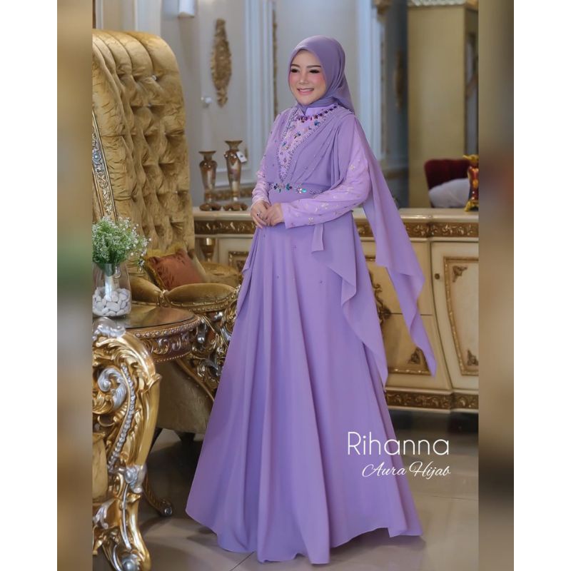 Baju pesta Rihanna 5 By Aura hijab