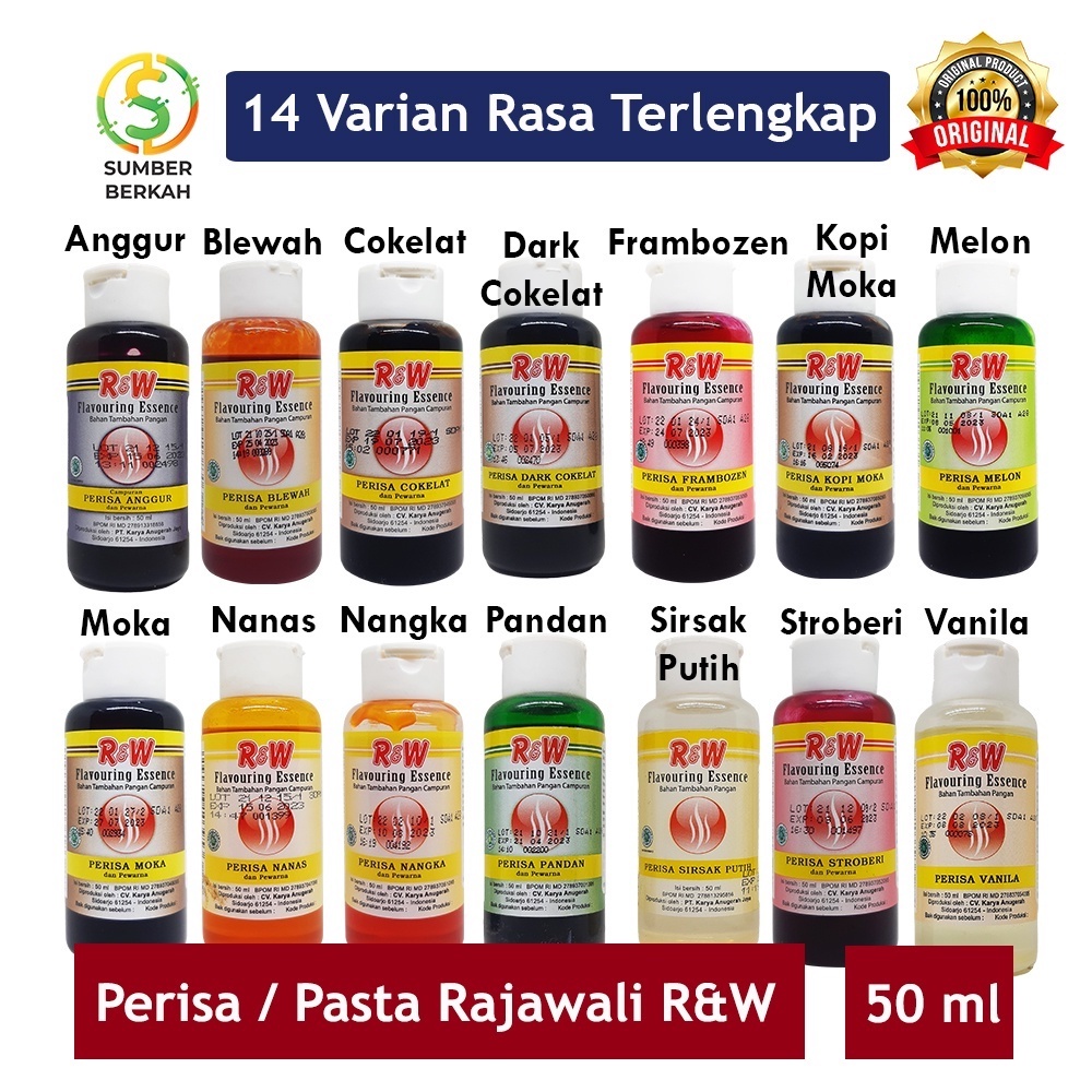 

RW Flavouring Essence Perisa Pandan/Coklat 50 ml