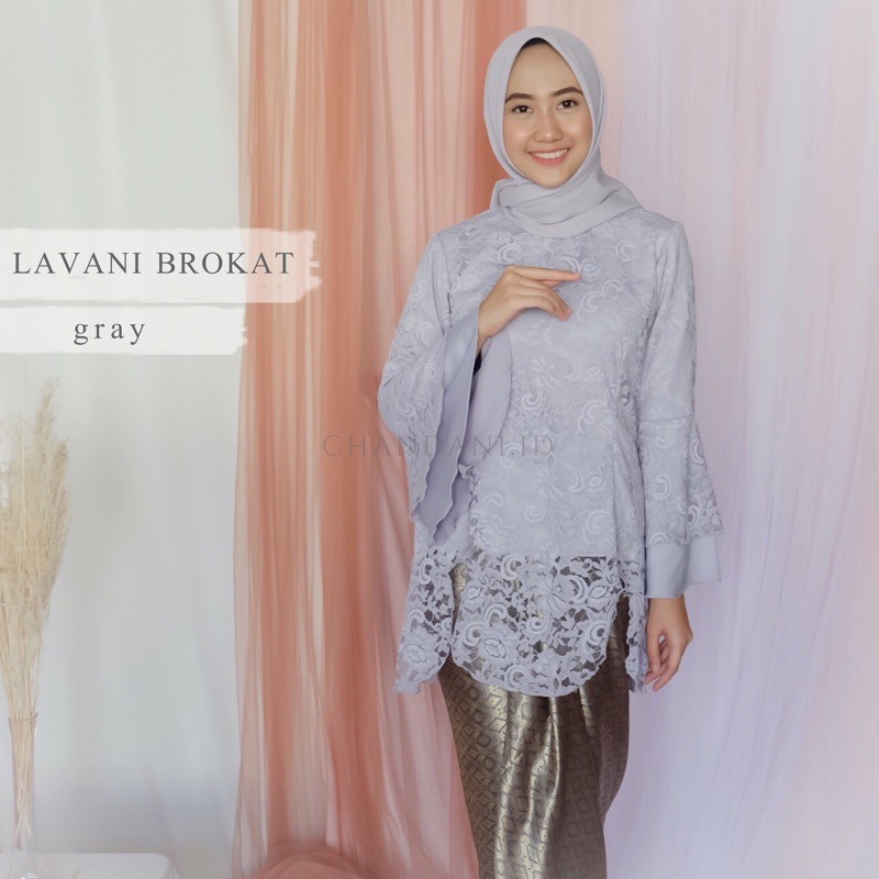 chandani.id • LAVANI BROKAT • kebaya wisuda kondangan lamaran tille brokat jepang