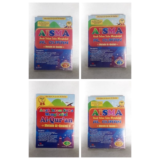 Buku AISMA Anak Islam Suka Menghafal AL QUR'AN Metode AL- Qosimi Hafalan Praktis Juz 'Amma Jilid 1 2