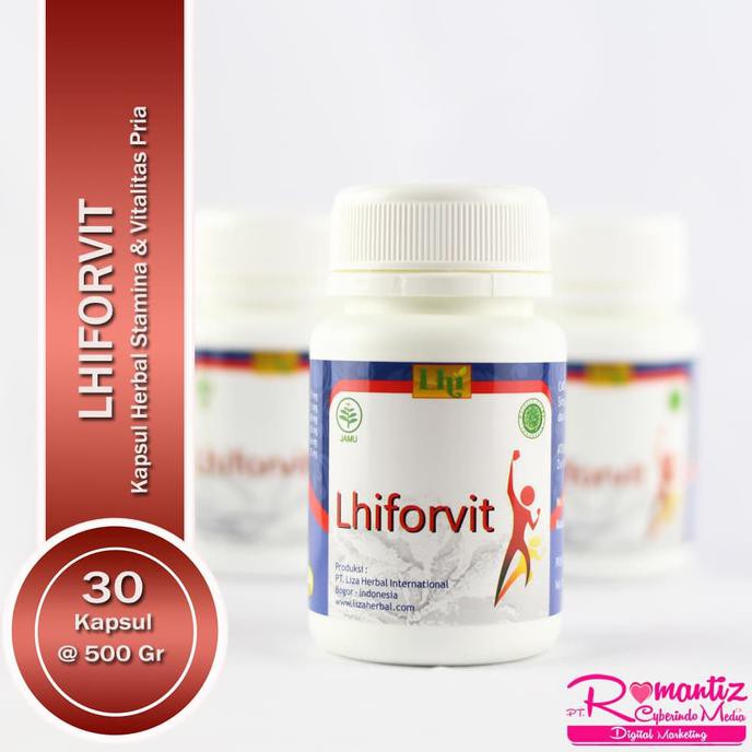 LHIFORVIT OBAT HERBAL MENAMBAH VITALITAS STAMINA PRIA DEWASA